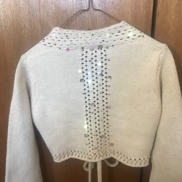 Crop knit cardigan - Picture 2 of 3